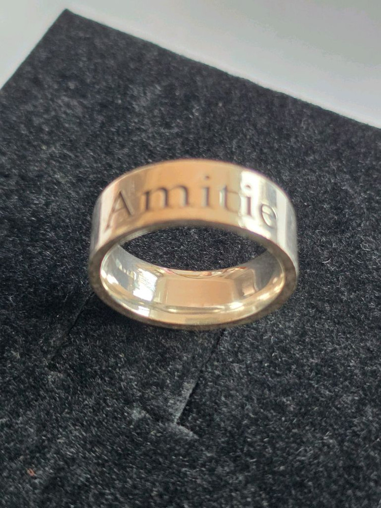 실버925 Amitie 심플한 반지 이미지