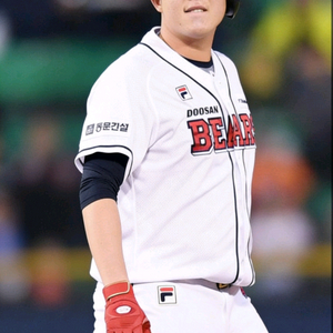 [선수실착]두산베어스 김민혁 선수 홈 유니폼 이미지