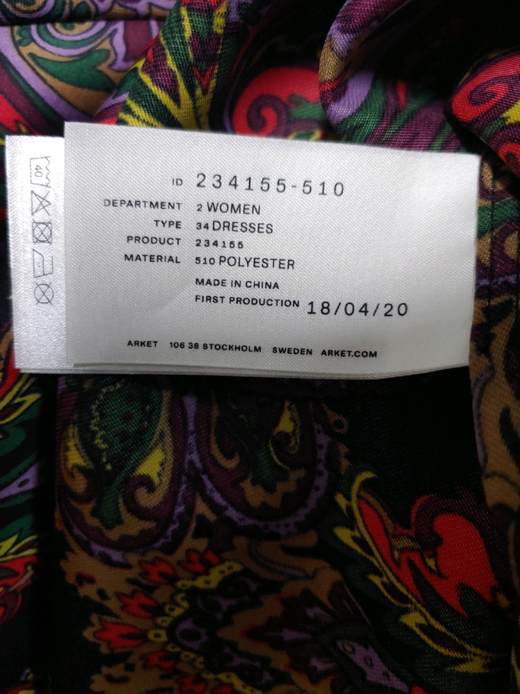 아르켓 롱 원피스 EU34 이미지