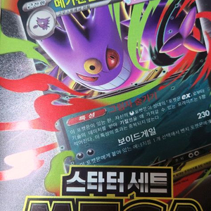 메가팬텀ex. 포켓몬카드 이미지