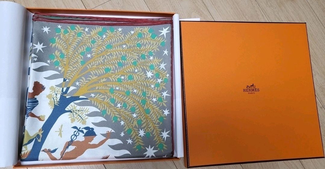 에르메스 까레 스카프 오르페우스 양면까레 에토프 이미지