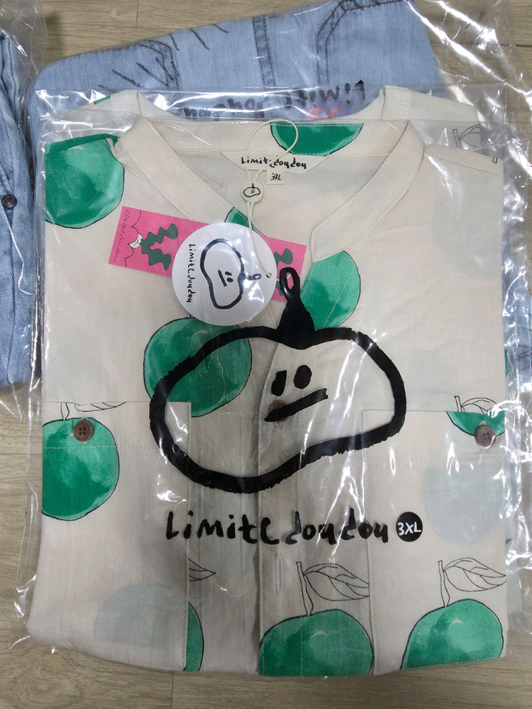 리미떼두두 그린애플 티셔츠 3XL 새상품 이미지