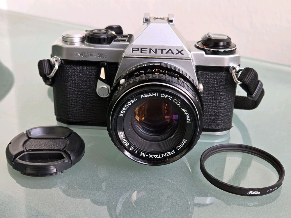 필름카메라 펜탁스 ME Super + 50mm f2 렌즈 이미지