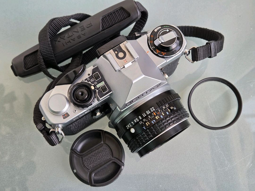 필름카메라 펜탁스 ME Super + 50mm f2 렌즈 이미지