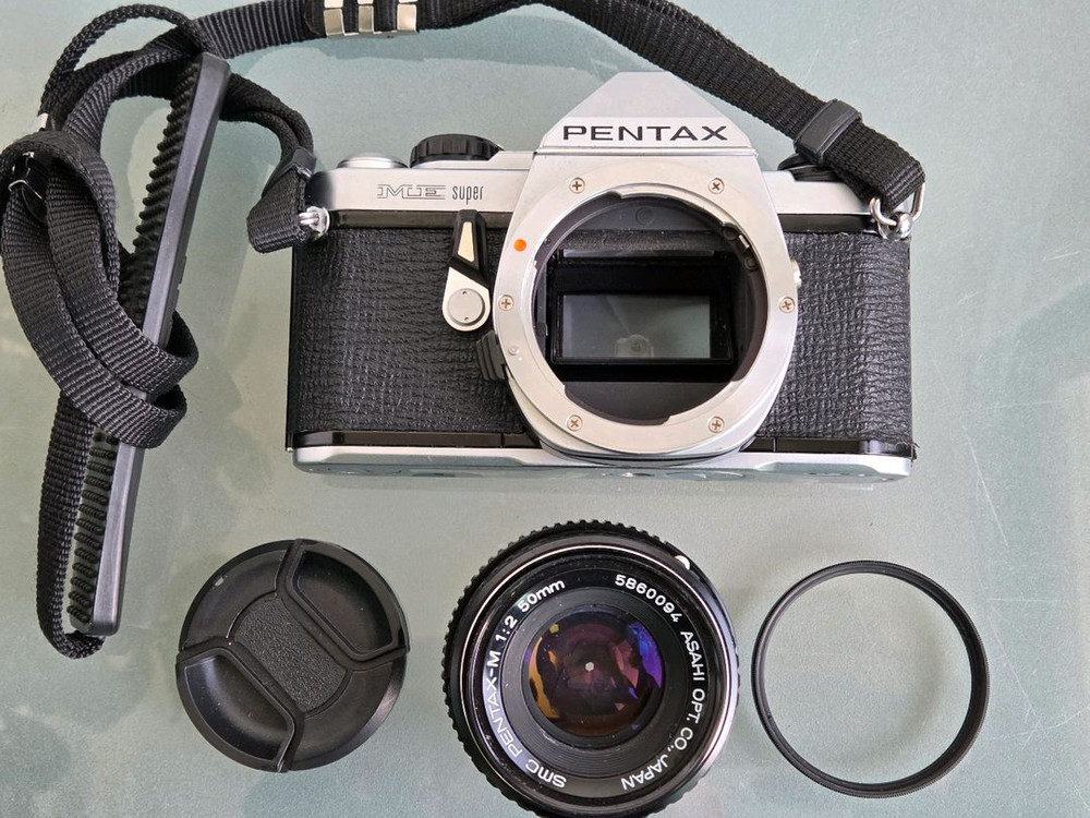 필름카메라 펜탁스 ME Super + 50mm f2 렌즈 이미지