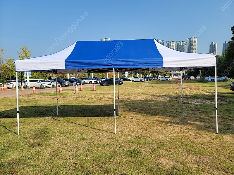 (미개봉) 3x6 캐노피 천막. 그늘막.자바라 천막 이미지