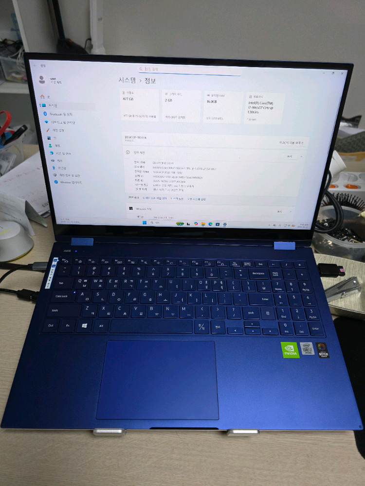 삼성 갤럭시북 플렉스 NT950QCG 360 i7 512GB 노트북/신품급 이미지