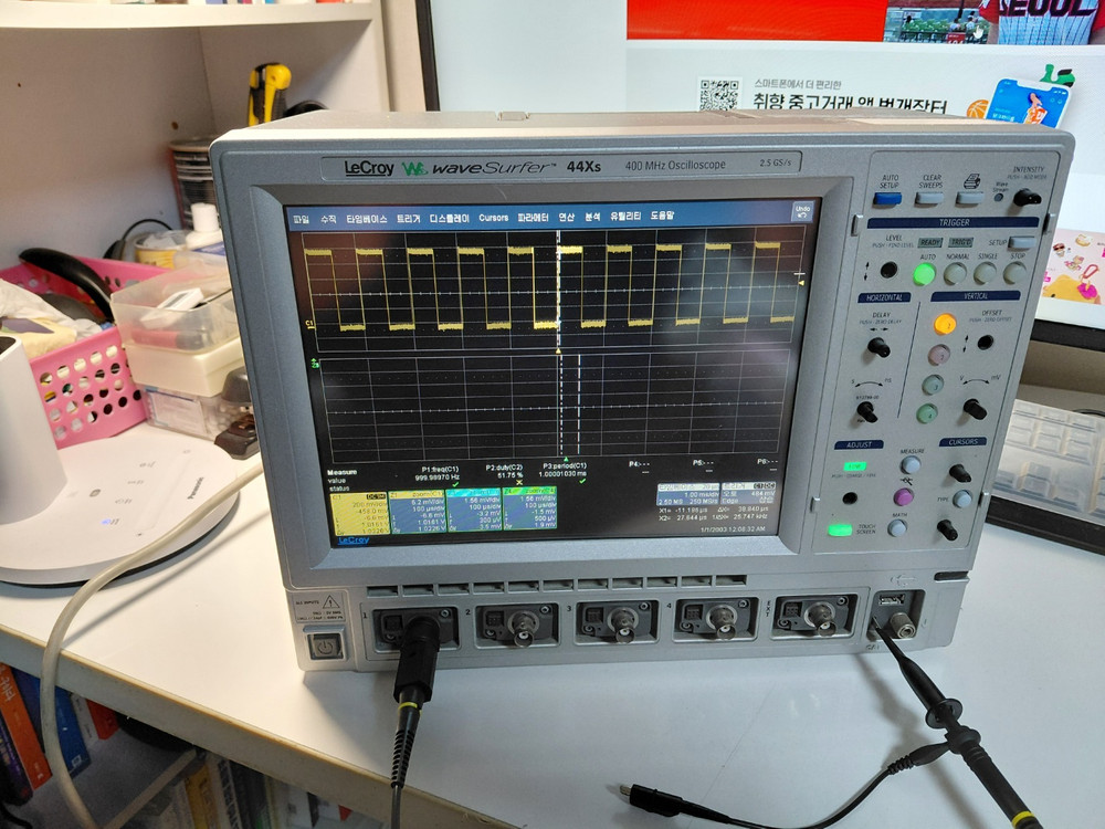 LeCroy Ws WaveSufer 44Xs 400MHz 2.5GS/s 오실로스코프 프로브증정 이미지