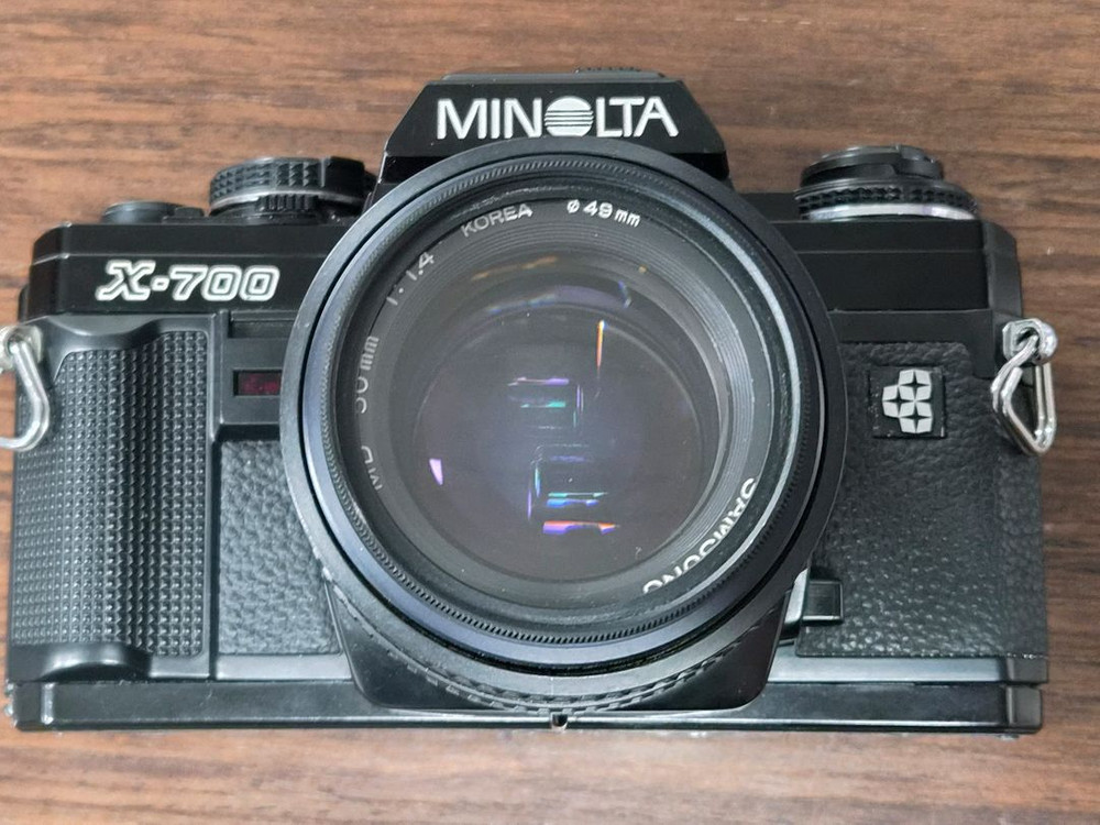 미놀타 X-700 필름 카메라 (블랙), 50mm 1.4 이미지