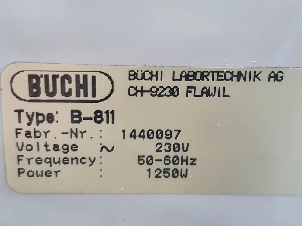 추출기 시료전처리기 BUCHI B-811 이미지