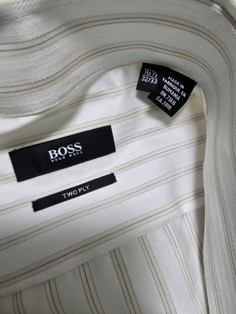 휴고 보스 남성 드레스셔츠 와이셔츠 3XL 새제품 운포 이미지