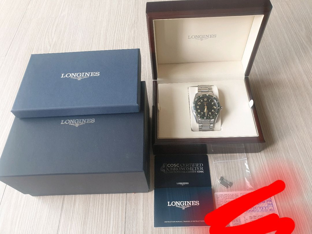 미사용 풀박) 명품 시계 론진 줄루타임 스피릿42mm 팝니다. 이미지