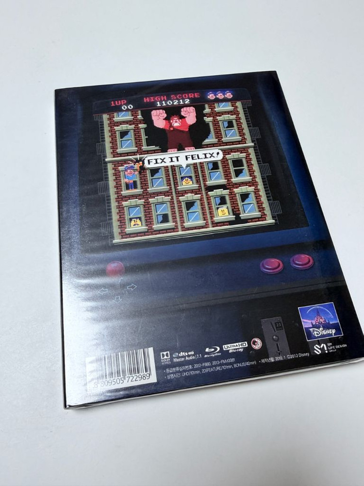[4K 블루레이](미개봉) 주먹왕 랄프 : 콤보팩 (2disc: 4K UHD + 2D 이미지