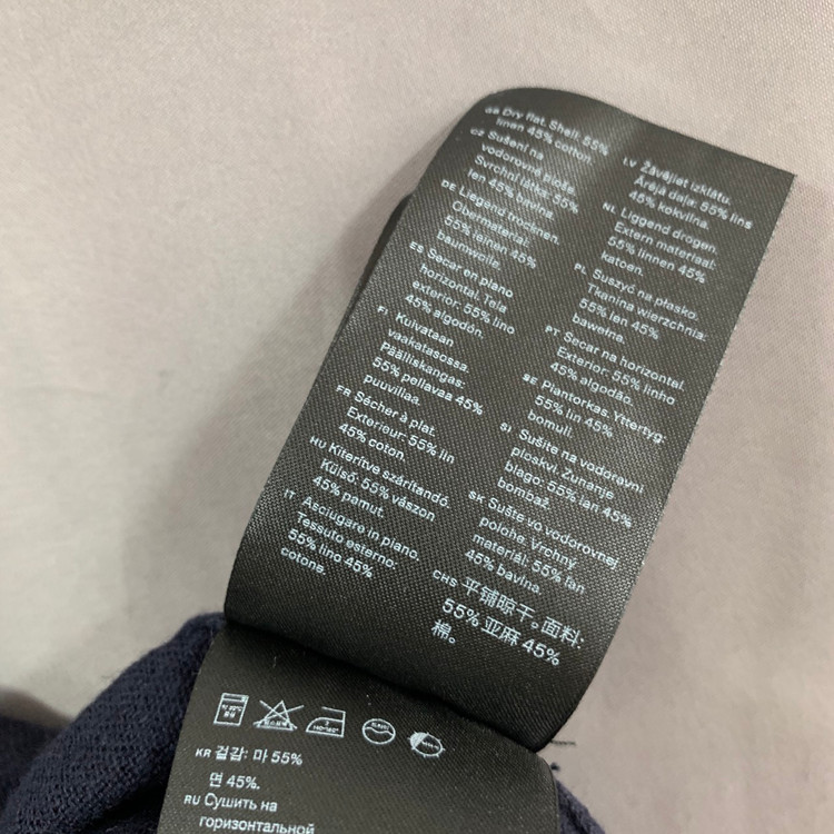 S ARKET 아르켓 린넨 혼방 PK 폴로 오픈 반팔 카라티 이미지