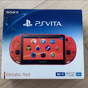 [미사용 새제품][메탈릭레드 초희귀] PSVITA 2세대 일본 오리지널 모델 판매합니다. 이미지