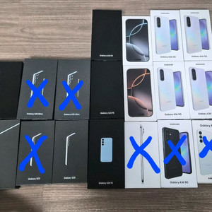 갤럭시 폴드7,폴드6,S25, S24FE, S23FE,아이폰16 프로, 에어, A36,점프3 빈 박스 이미지