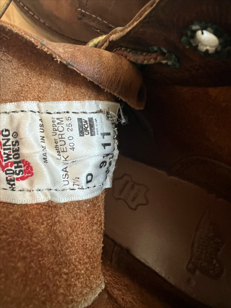 레드윙 9111 라운드토 6인치 redwing 이미지