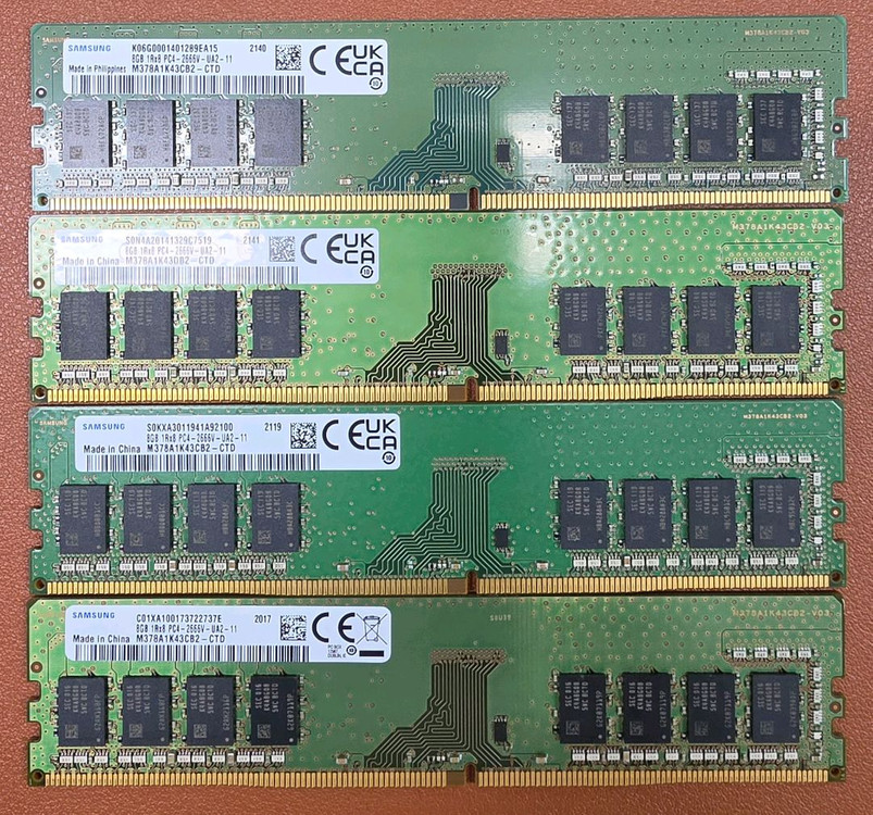 삼성 PC용 DDR4 8G 2666V 중고 메모리 판매 이미지