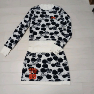 파리게이츠 골프 방풍니트 스커트 한벌 이미지