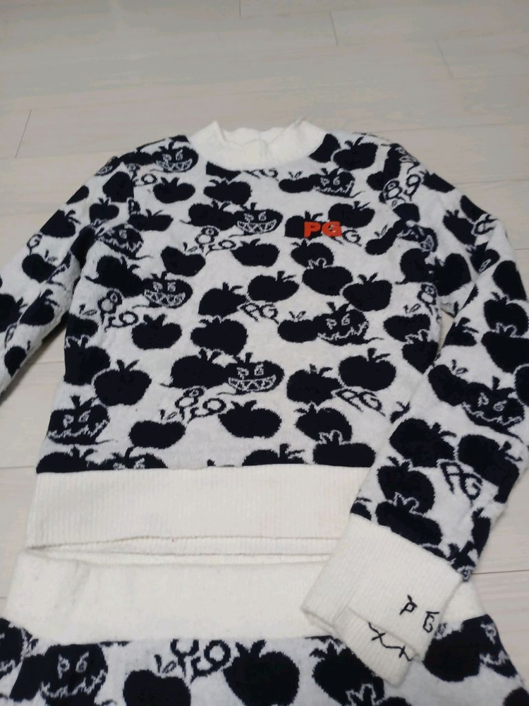 파리게이츠 골프 방풍니트 스커트 한벌 이미지