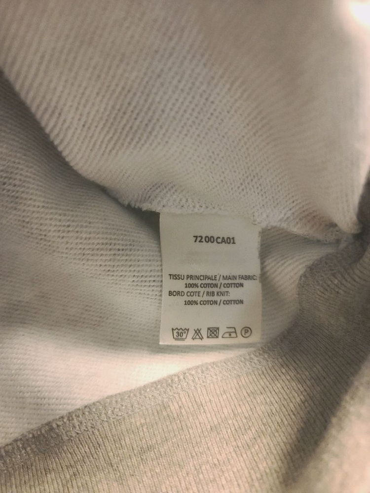 남성 CARVEN 까르뱅 그레이 패턴 니트 버튼 숏 점퍼 봄 가디건 M 남자 명품 / 띠어리 스톤아일랜드 골프 이미지