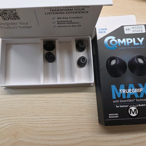 컴플라이 갤럭시 버즈4 프로 버즈3 프로 트루그립 맥스 폼팁 이어팁 M사이즈 새상품 이미지