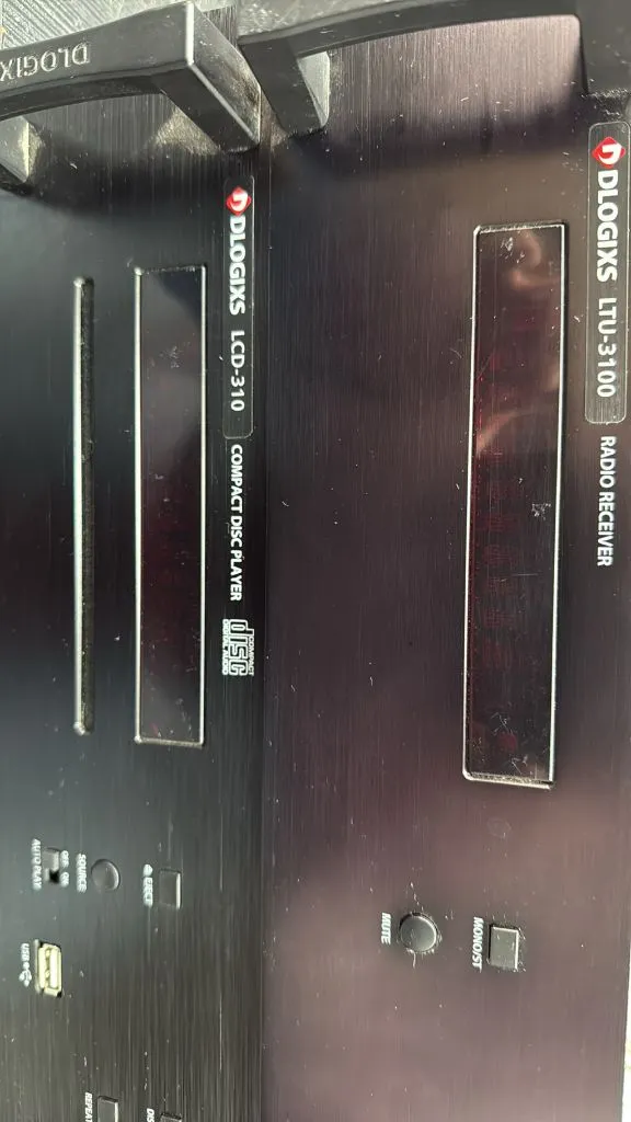 디라직 DLOGIXS LTU-3100, LCD-310 라디오수신기 디스크플래이어 방송장비 이미지