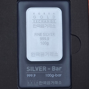 한국금거래소 실버바 100g 순도999.9 이미지