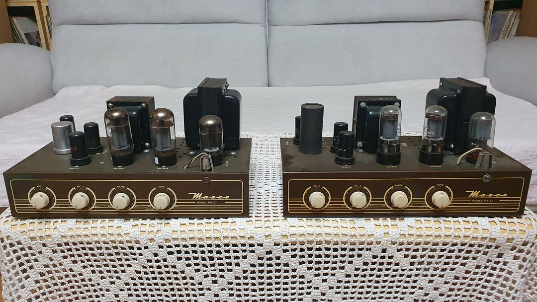 마스코 MASCO ME 27 진공관 인티앰프 모노모노 이미지
