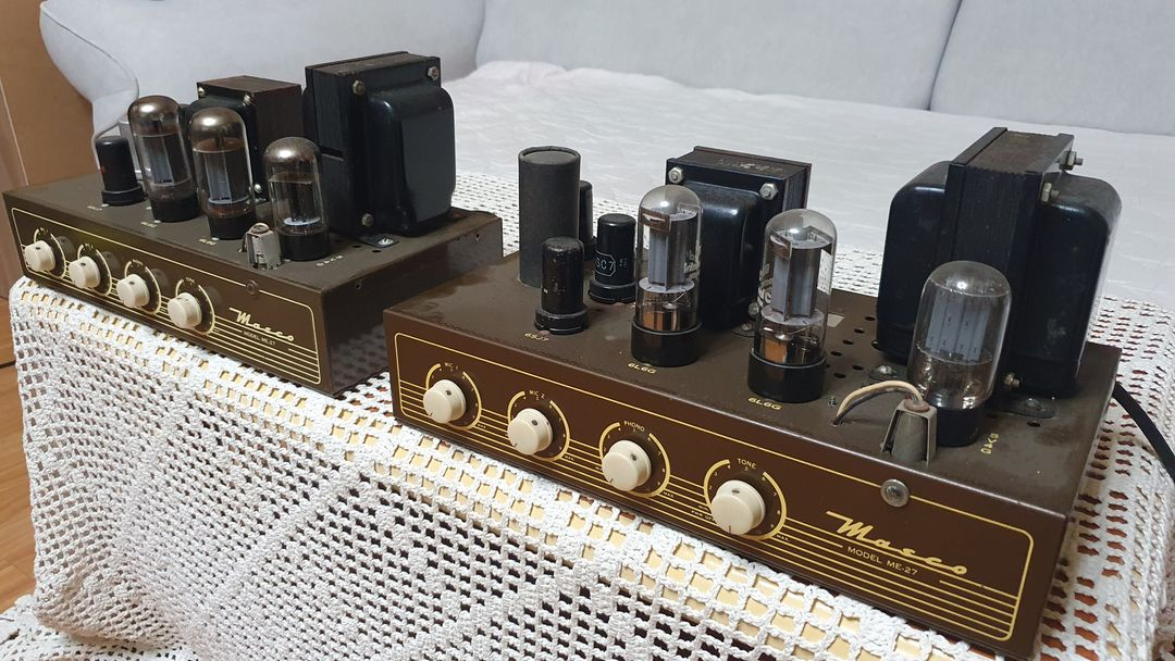 마스코 MASCO ME 27 진공관 인티앰프 모노모노 이미지