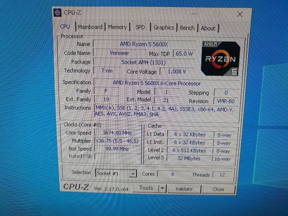 AMD 라이젠5 5600X CPU 쿨러별도 이미지