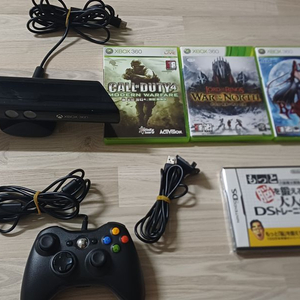 XBOX360키넥트+360패드+게임CD 3개+서비스 2개 일괄판매 이미지