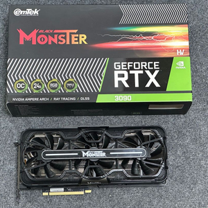 이엠텍 3090 BLACK MONSTER OC D6X 24GB 이미지