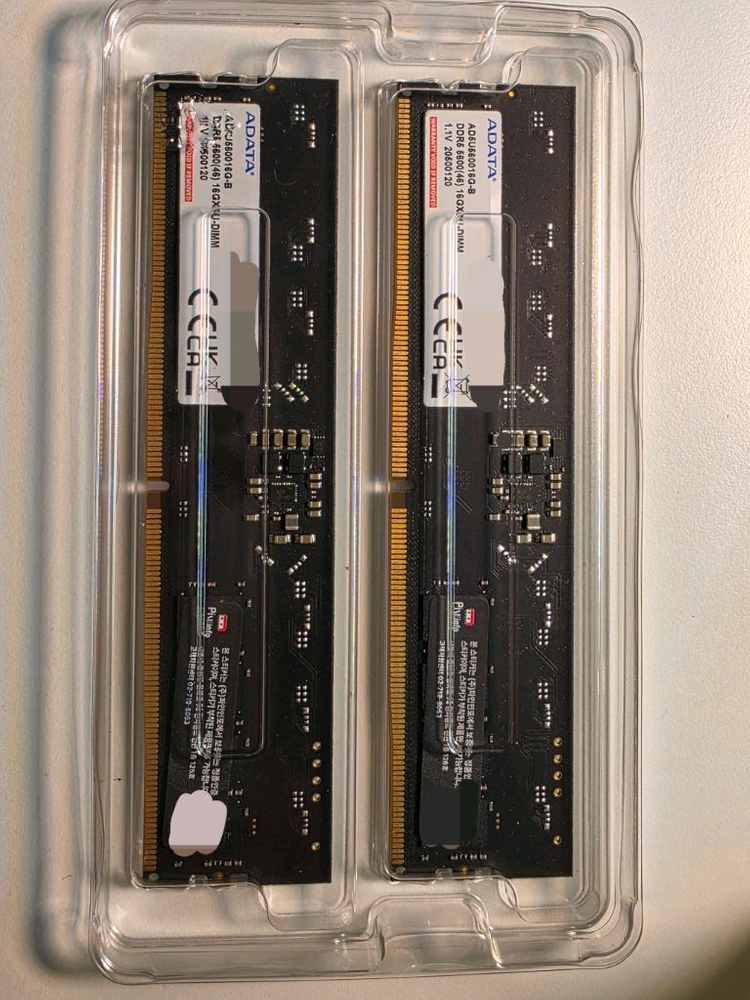 ADATA DDR5 16GB x 2개 세트 총32GB 이미지