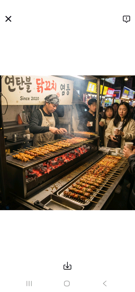 닭꼬치 염통 푸드트럭 임대 판매 이미지