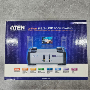 2포트 PS/2 USB KVM 스위치 이미지