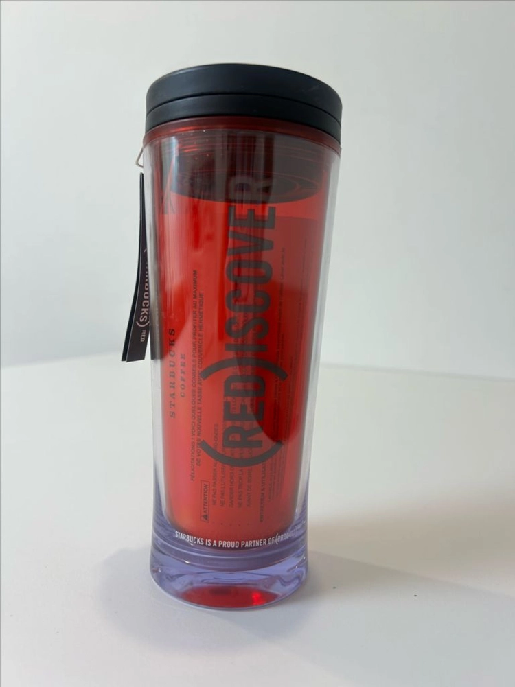 스타벅스 구로고 텀블러, (PRODUCT)RED 한정판, 15년 전 빈티지, 캐나다 구매 새상품 이미지