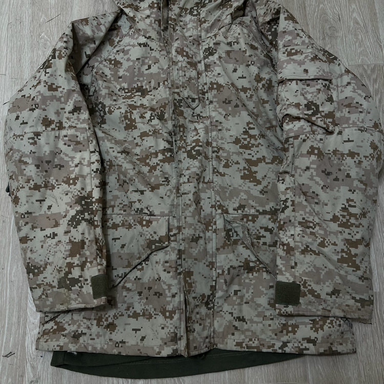 밀리터리 데저트 마펫 플리스 내피 전투복 자켓 파카 XL/105 이미지