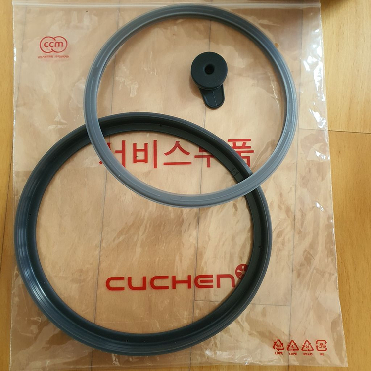 쿠첸 CUCHEN 밥솥 내솥과 고무 패킹 세트입니다.모델 CJH-TPM0601IP내솥에는 CHARCOAL DIAMO 이미지
