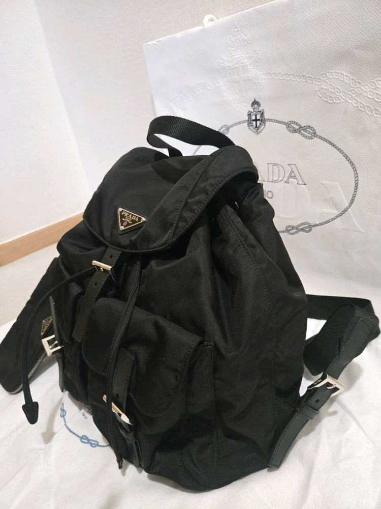 프라다 리나일론 미디엄 백팩(새상품급) 이미지