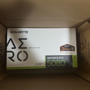 [새상품] GIGABYTE RTX 5080 AERO 이미지