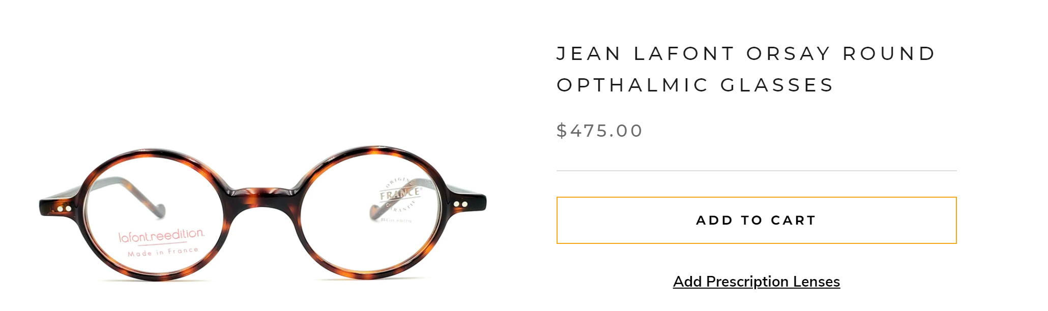 라퐁 lafont orsay 프랑스 동글이 김구 존레논 스몰안경 0171 이미지