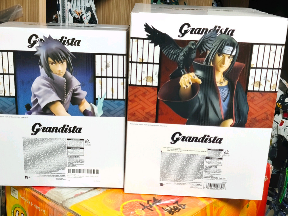 미개봉 그란디스타 스폐셜 이타치 사스케 일괄판매 나루토 피규어 이미지