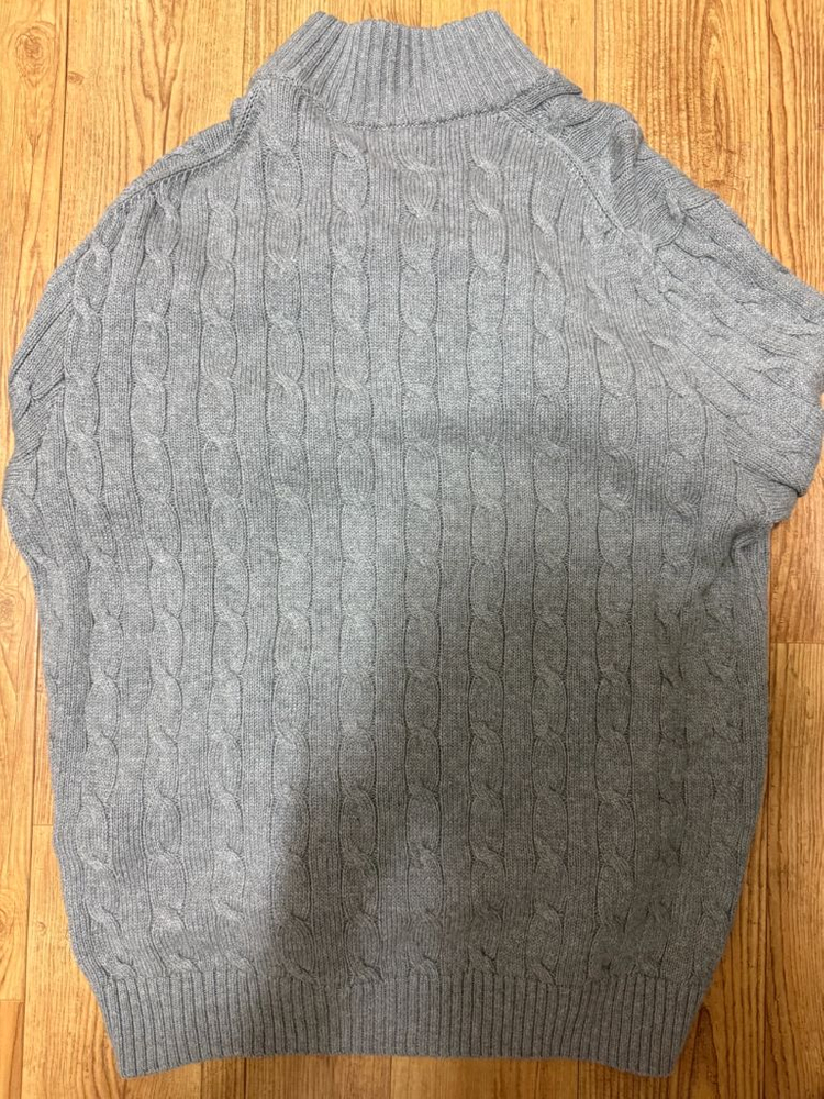 폴로 집업니트 판매해요(xl사이즈) 이미지