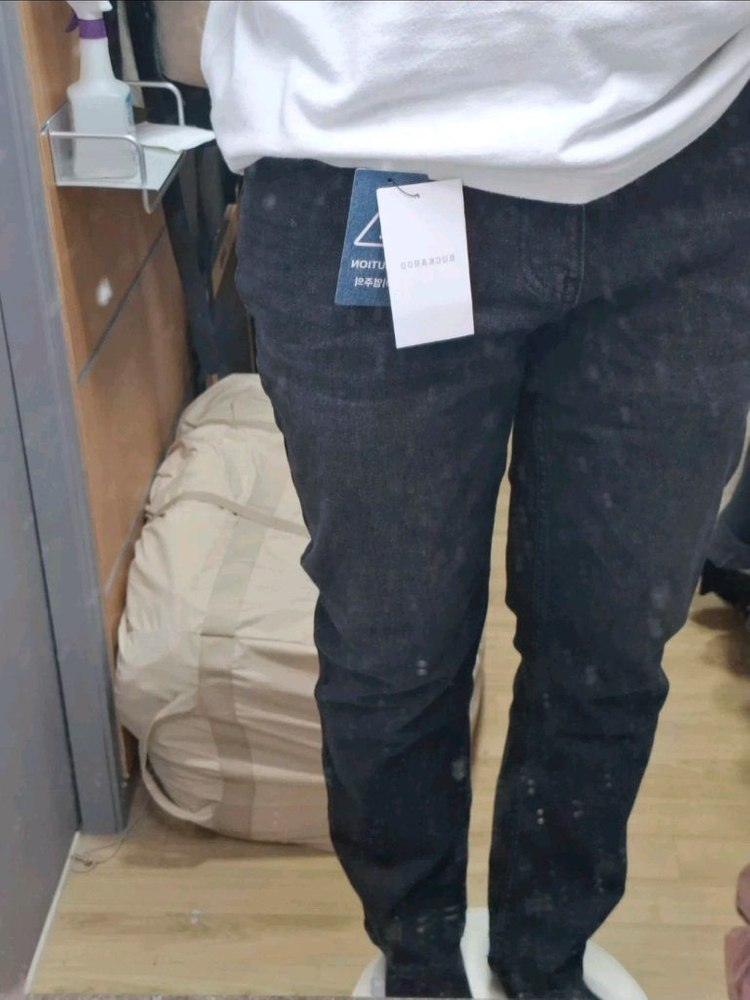 BUCKAROO 남성 블랙 데님 32사이즈 미개봉 새상품 이미지