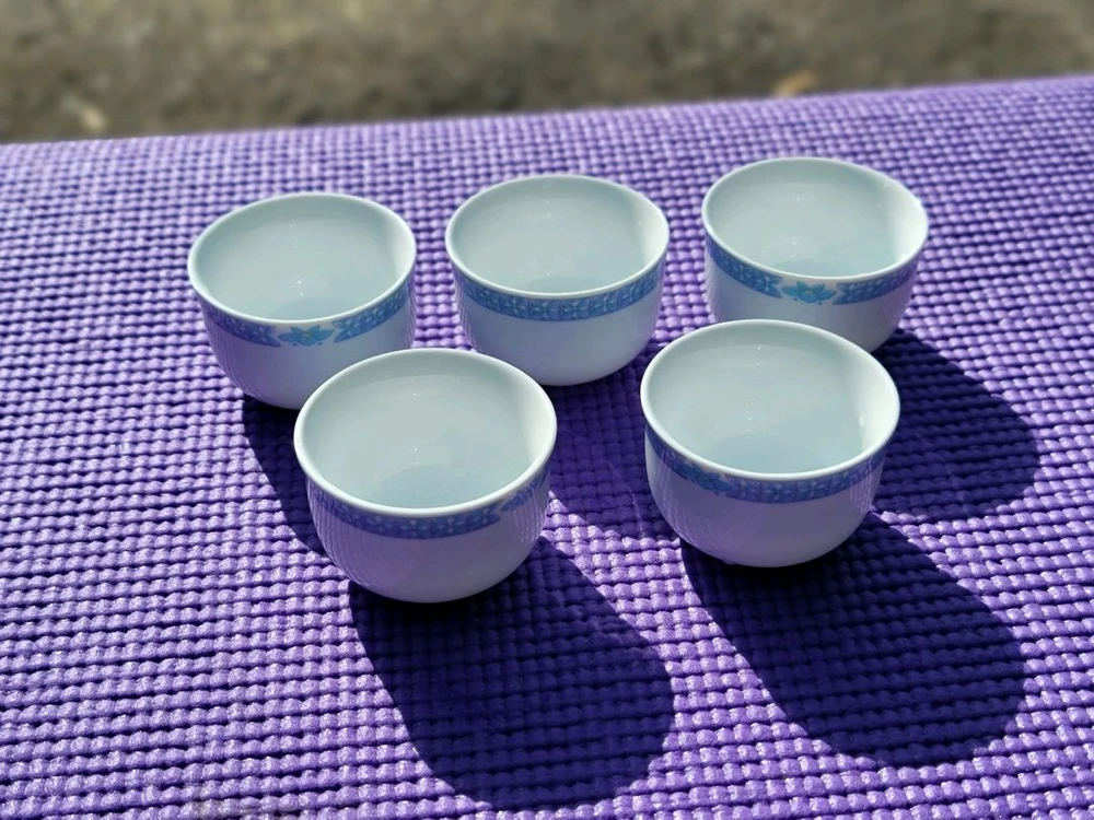 행남사 울트라파인 본차이나 술잔 찻잔 빈티지 레트로 소품 5p 이미지