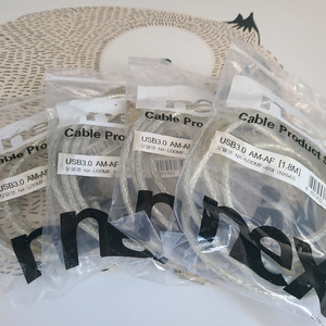 USB 3.0 연장 케이블 4개 이미지