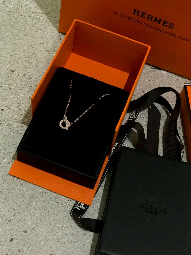 에르메스 피네스 목걸이 미착용 풀세트 26년 신세계구입 이미지
