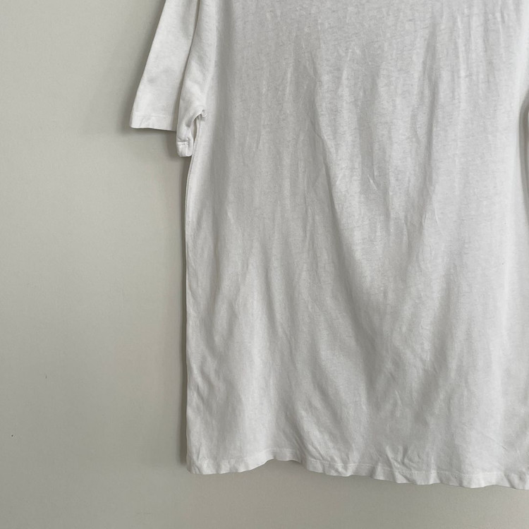 아페쎄 공용m 오버핏 로고 화이트 반팔 티셔츠 이미지