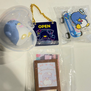 산리오 해피단부이 턱샘 펭귄 피규어 가챠 랜깡 굿즈 이미지